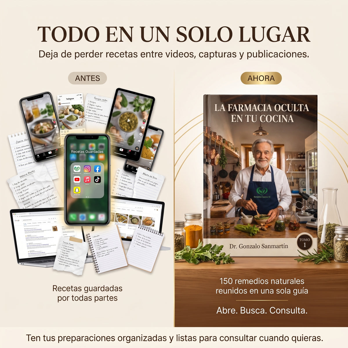 Farmacia en Casa con 150 Remedios Naturales
