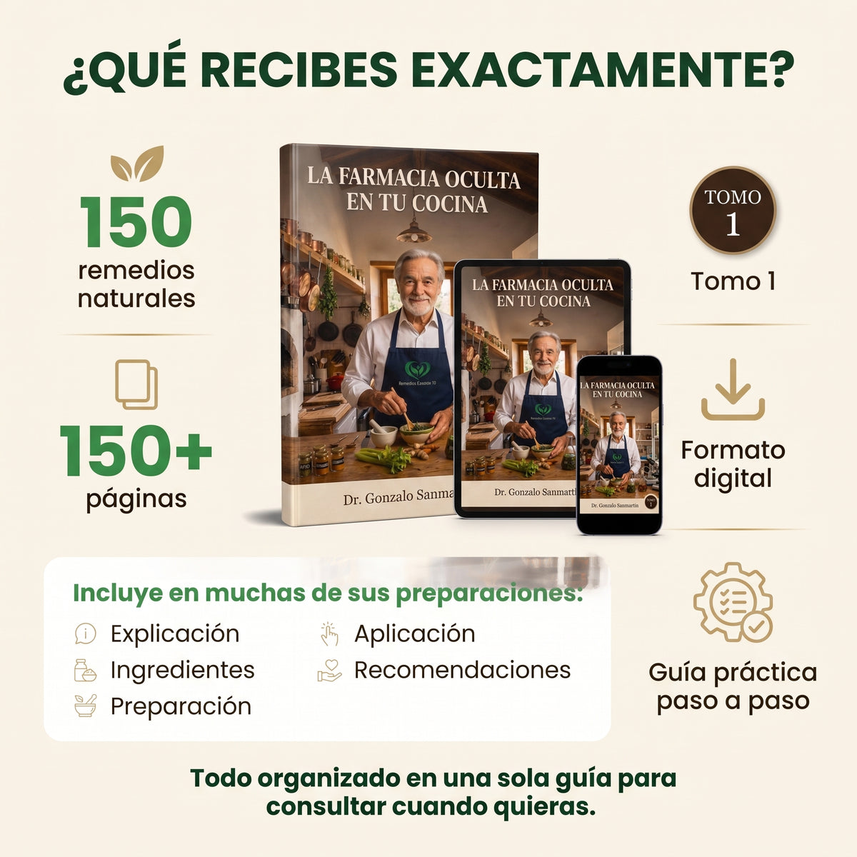 Farmacia en Casa con 150 Remedios Naturales