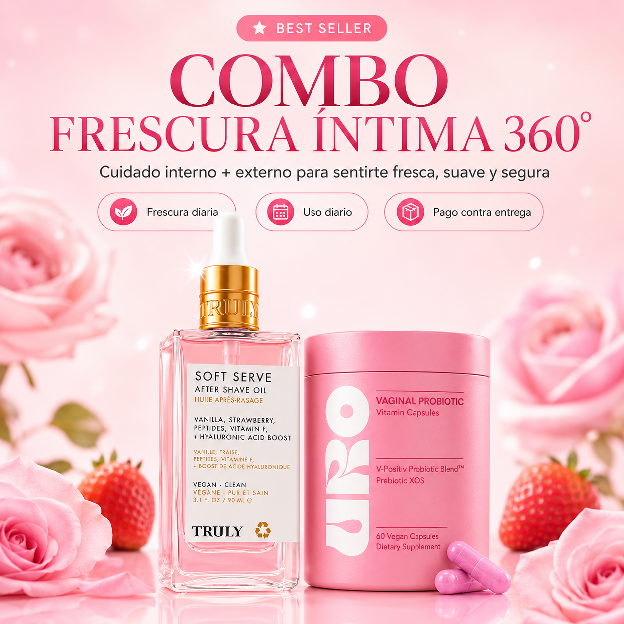 CUIDADO INTIMO💖TRULY + URO PROBIOTICO💊